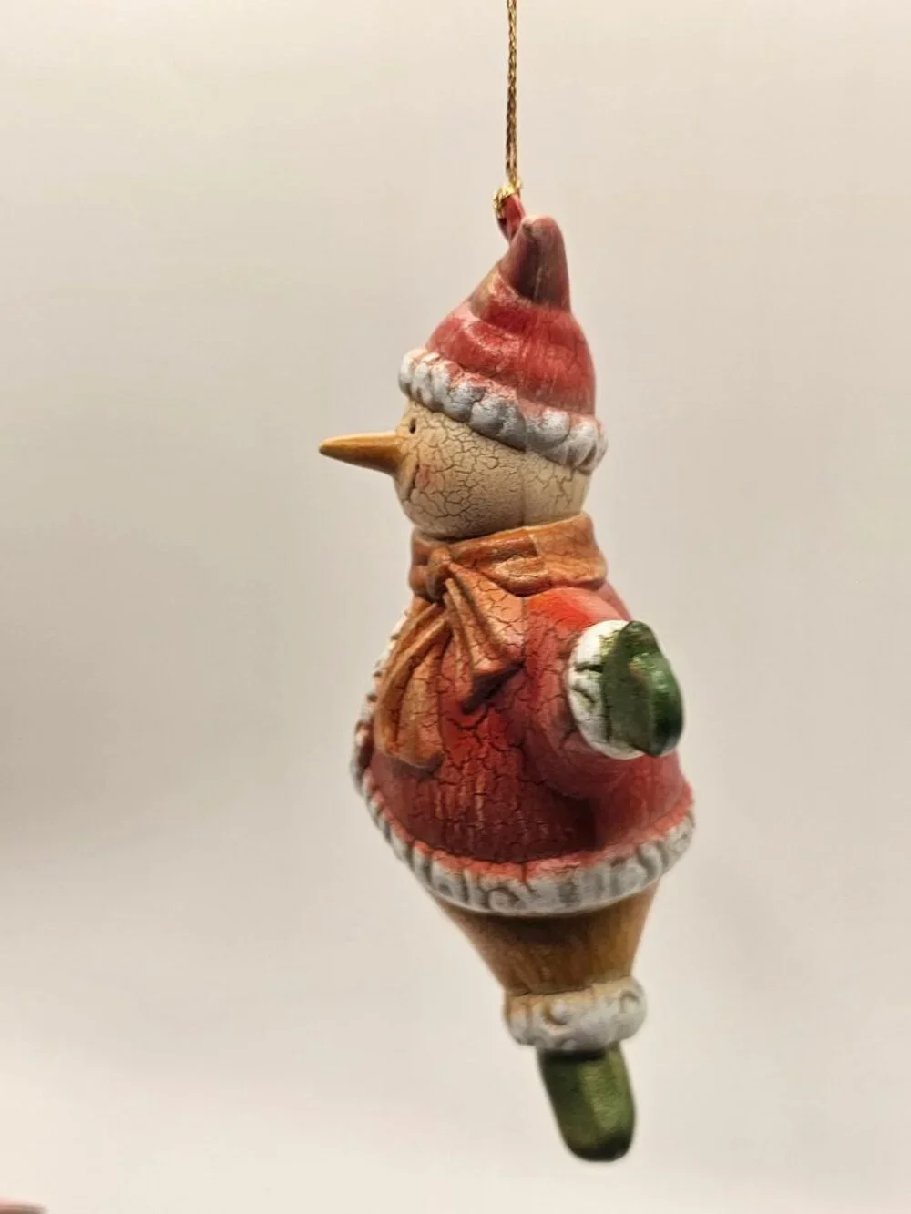 Goodard Ornament‎ Pastel Santa Snowman Christmas Star 5.5